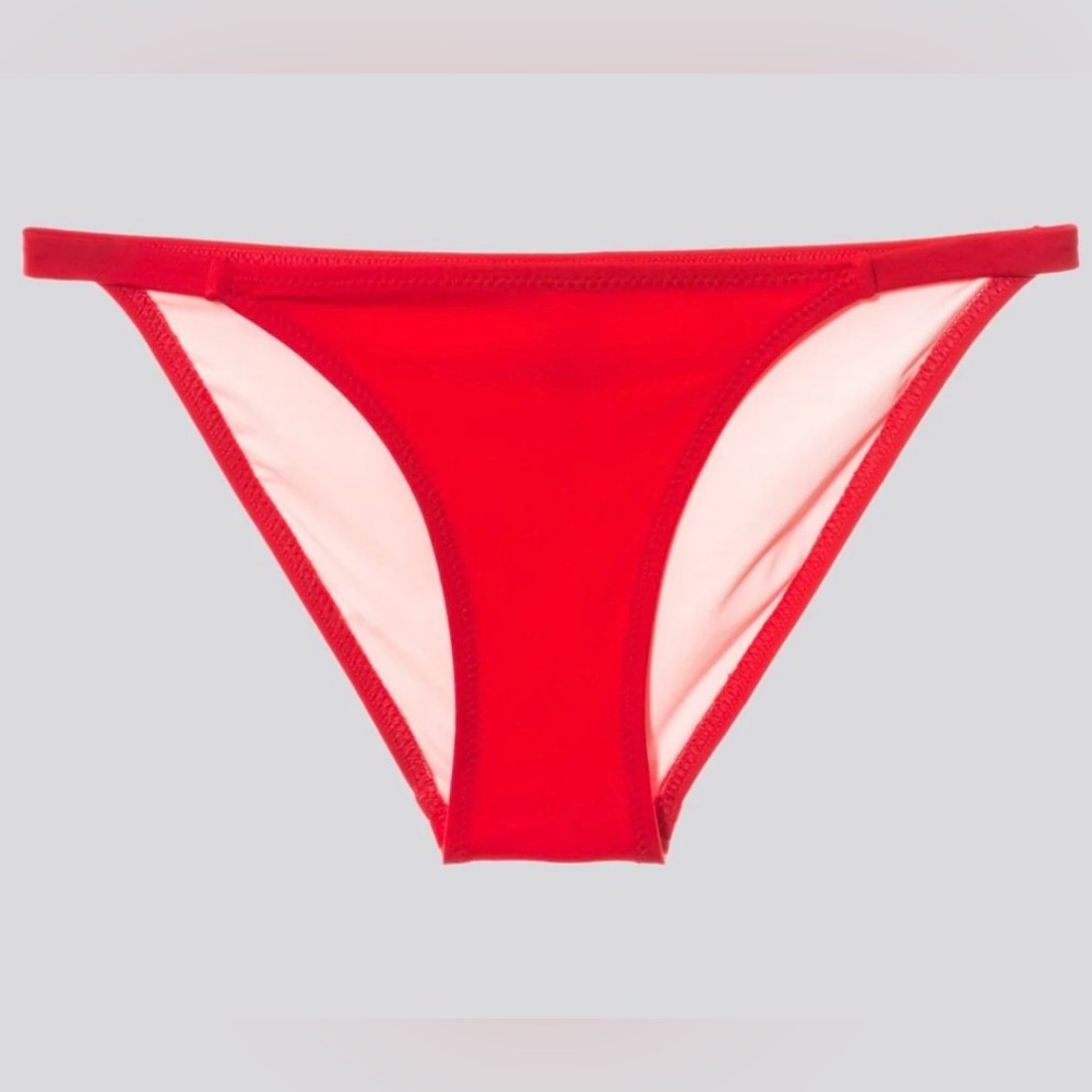 SOLID & STRIPED Red Bikini Bottom